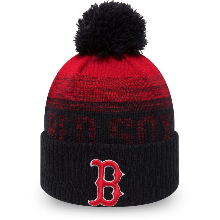 Gorras New Era Beanies Azules - Boston Sox Ombre Bobble 82547DTYQ